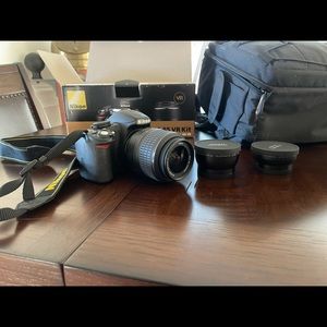 Nikon D3100 Camera + HUGE accessory lot